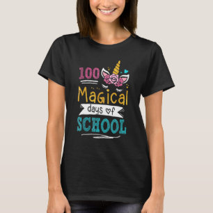 Niedliches Einhorn 100 magische Tage der Schule 10 T-Shirt