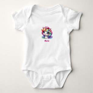 Niedliches Einhorn Baby Strampler