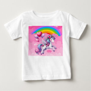 Niedliches Einhorn. Baby T-shirt