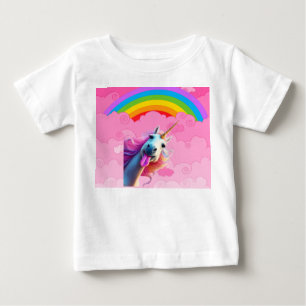 Niedliches Einhorn. Baby T-shirt