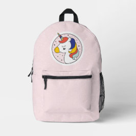 Niedliches Einhorn Bedruckter Rucksack