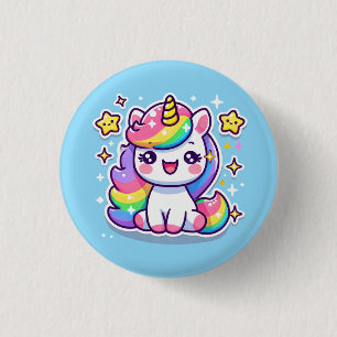 Niedliches Einhorn Button