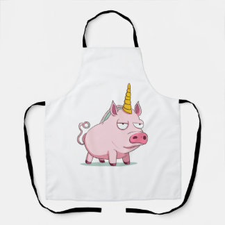 Niedliches Einhorn - Einhornschwein Schürze