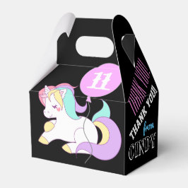 Niedliches Einhorn-Gastgeschenk Personalisiert Geschenkschachtel