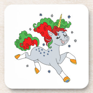 Niedliches Einhorn Getränkeuntersetzer