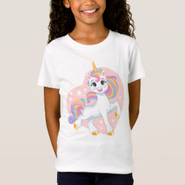 Niedliches Einhorn im Herzen T-Shirt