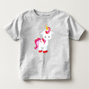 Niedliches Einhorn, Kleines Einhorn, Zaubereinhorn Kleinkind T-shirt