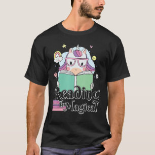 Niedliches Einhorn Lesen ist Magisches Leserbuch T-Shirt