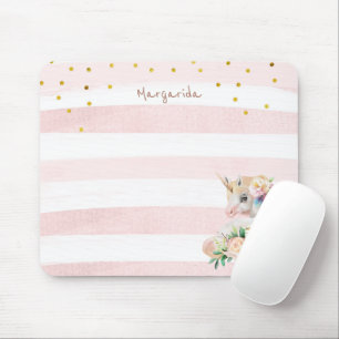 Niedliches Einhorn Magical Girl Mousepad