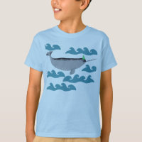 Niedliches Einhorn Narwhal Whale Whaley Sea Kinder