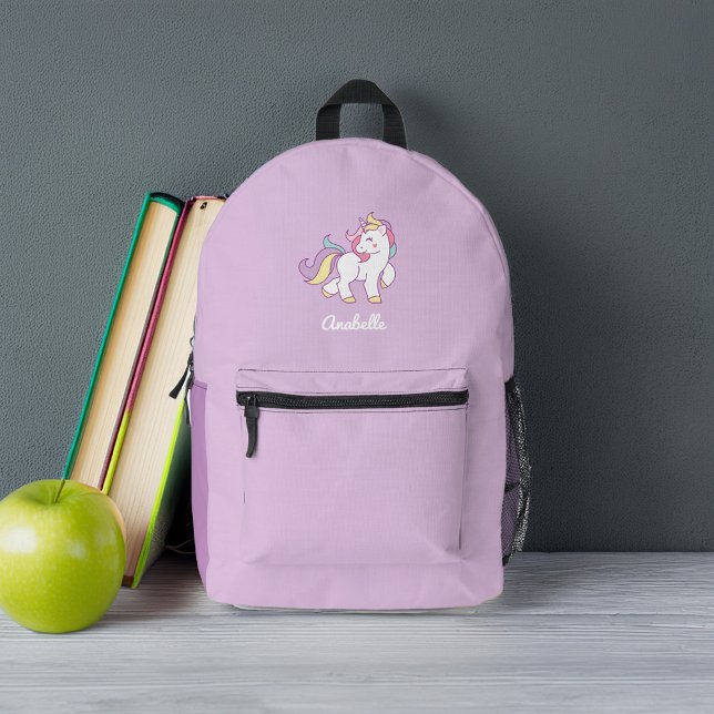 Niedliches Einhorn Personalisiert Bedruckter Rucksack (Von Creator hochgeladen)