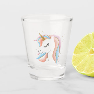 Niedliches Einhorn Schnapsglas