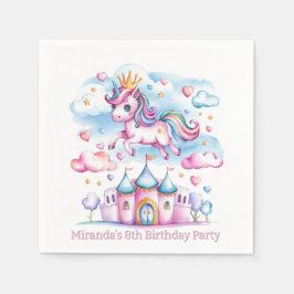 Niedliches Einhorn Serviette