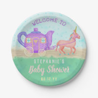 Niedliches Einhorn Tee Party Babydusche