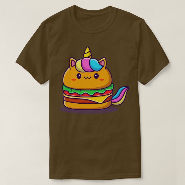 Niedliches Einhornbrenner T-Shirt (Design vorne)