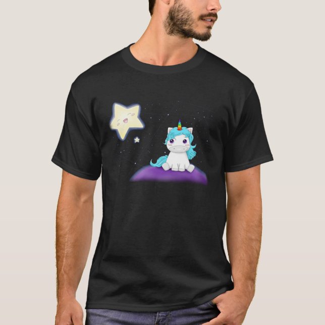 Niedliches Einhorngeschenk Pullover Hoodie (Vorderseite)