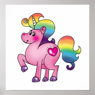 niedliches Einhornpony Poster