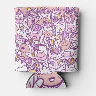 Niedliches Einhornpony: Zauberdoodle-Sammlung Dosenkühler