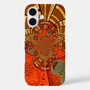 Niedliches einzigartiges Giraffe Animal Hakuna Mat iPhone 16 Hülle