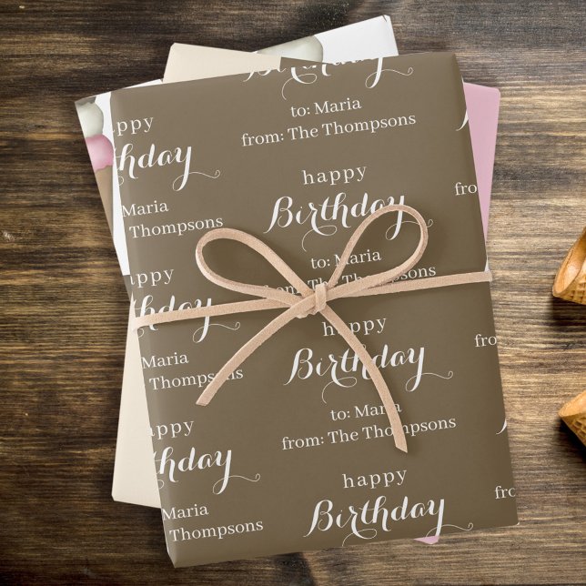 Niedliches Eiscreme-Kone-Muster in neapolitanische Geschenkpapier Set (Von Creator hochgeladen)