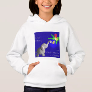 Niedliches Elefant-astic "hässliches" Weihnachten Hoodie