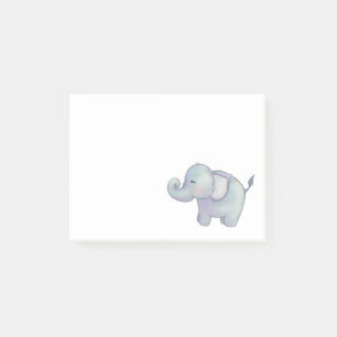 Niedliches Elefant-Safari-Tier Post-it Klebezettel