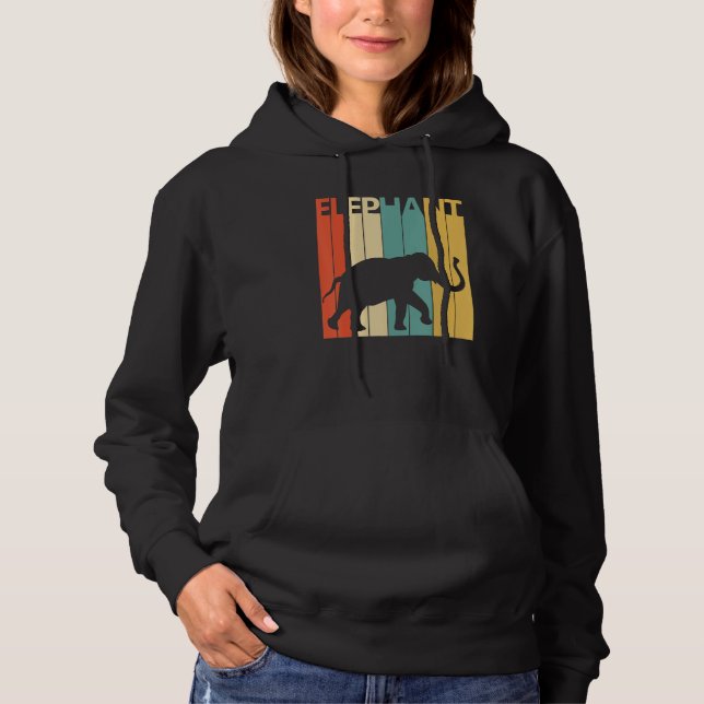 Niedliches Elefantentier Hoodie (Vorderseite)