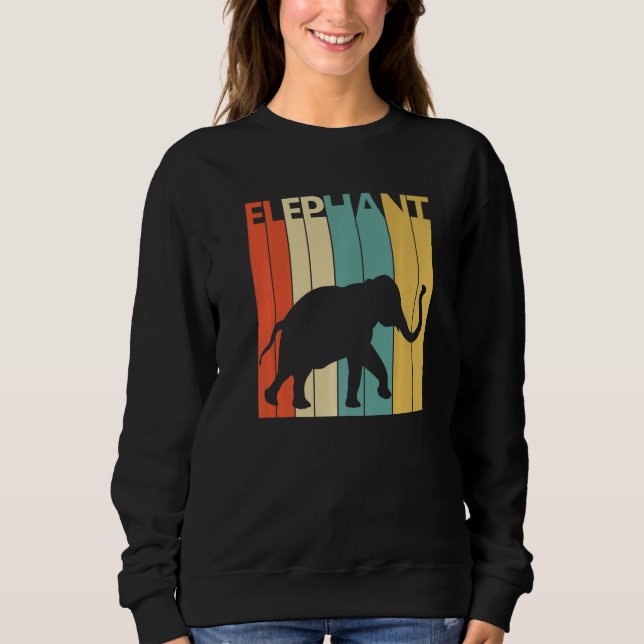 Niedliches Elefantentier Sweatshirt (Vorderseite)