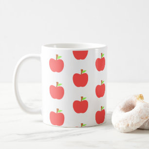 Niedliches elegantes Apple-Muster Kaffeetasse