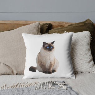 Niedliches elegantes siamesisches Kat Personalisie Kissen