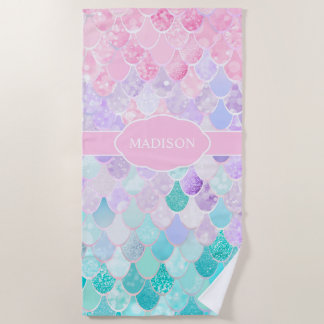 Niedliches elegantes strandtuch