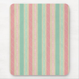 Niedliches, elegantes, trendiges Vintages Streifen Mousepad