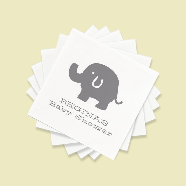 Niedliches Elephant Baby Duschpapier Napkins Serviette (Von Creator hochgeladen)