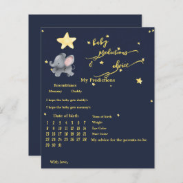 Niedliches Elephant & Balloon Baby Showspiel