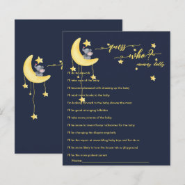 Niedliches Elephant & Little Butterfly Baby Showsp