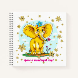 Niedliches Elephant-Notebook Notizbuch