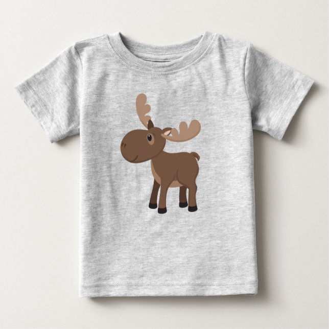 Niedliches Elterntier Baby T-shirt (Vorderseite)