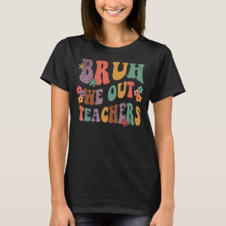 Niedliches Ende des Schuljahres Lehrerin Sommer Br T-Shirt