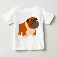 Niedliches englisches Bulldog Baby Kleidung