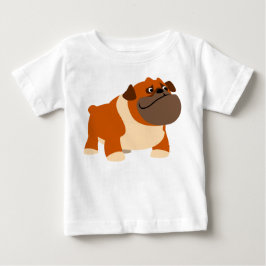 Niedliches englisches Bulldog Baby Kleidung T-shirt