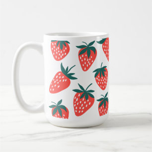 Niedliches Erdbeerobst für Erdbeeren Tasse