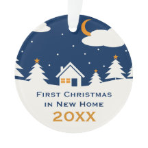 Niedliches erstes Weihnachten im neuen