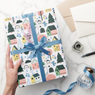 niedliches Erwärmung Party Geschenkpapier