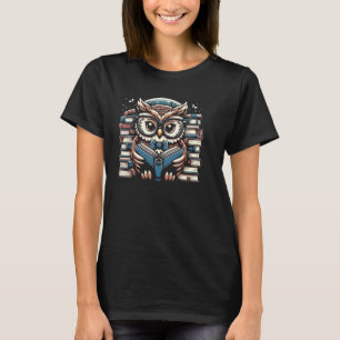 Niedliches Eule Lover Nocturnal Bird Wildlife Anim T-Shirt