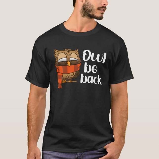 Niedliches Eule T-Shirt (Vorderseite)