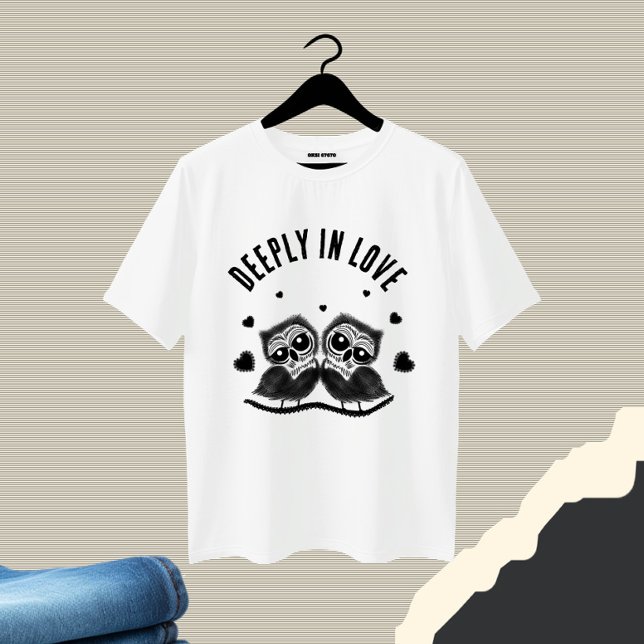Niedliches Eulenpaar T-Shirt (Von Creator hochgeladen)