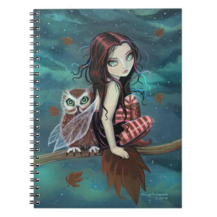Niedliches Ewl and Faiasy Fantasy Art Notebook Notizblock