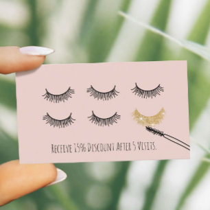 Niedliches Eyelash Makeup Artist Lash Lounge Loyal Treuekarte