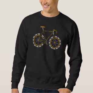 Niedliches Fahrradfahren ist Leben Sweatshirt