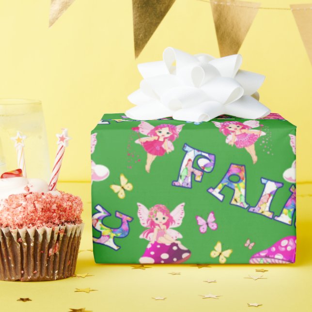 Niedliches Fairy Muster Party Packung Geschenkpapier (Geburtstagsparty)